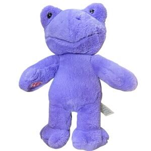 Build A Bear Purple Lavender Frog Plush Stuffed Animal 16” Retired